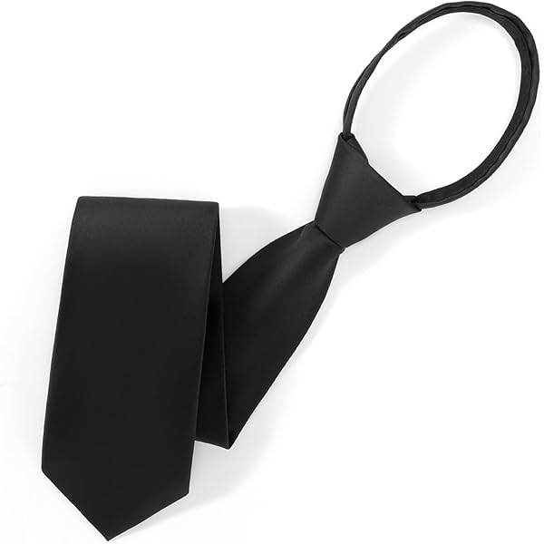 Concitor Women's or Men's Crossover Neck Tie Solid Color
